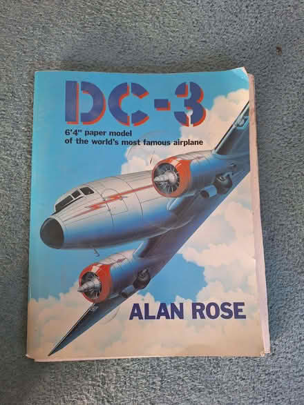 Photo of free Paper model of front of DC-3 (AB41) #1