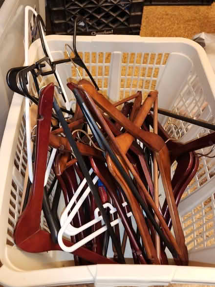 Photo of free Wooden hangers (Temple Hills,MD) #1