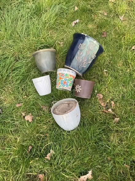 Photo of free Collection of large plant pots (Four Crosses, SY22) #3