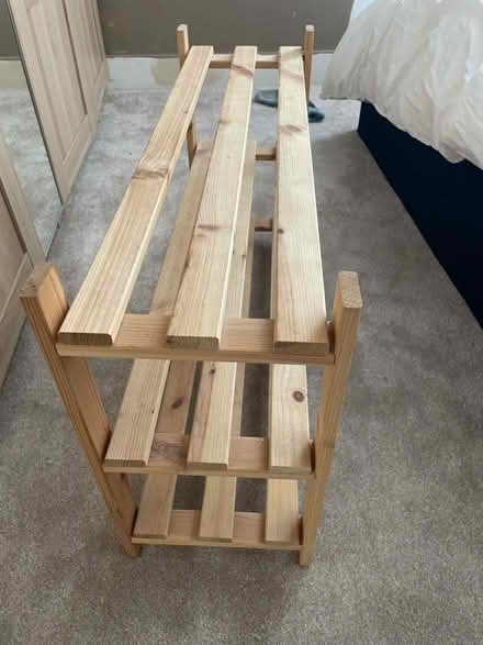 Photo of free Wooden shoe rack (Leytonstone E11) #2