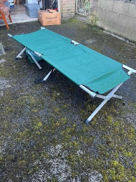 Photo of free Folding camp bed (DE6 3EY Hulland Ward) #1