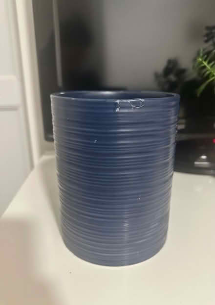 Photo of free Navy ceramic vase (Blackbird Leys OX4) #1