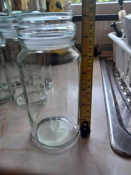 Photo of free 10 x Glass Storage Jars (Lanchester DH7) #1