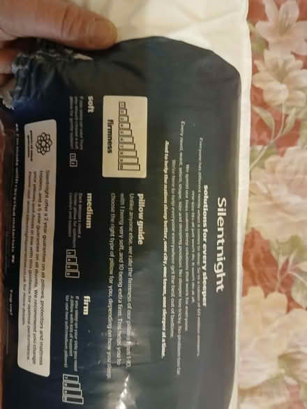 Photo of free New, unused pillow (High Wycombe/Wycombe Marsh) #3