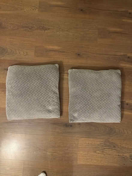 Photo of free Two small grey cushions (E8) #1