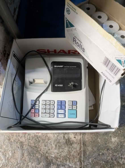 Photo of free Electric till and receipt rolls (TA1) #1