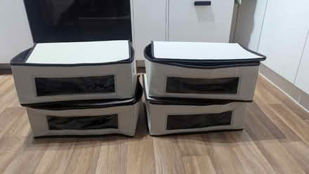 Photo of free Under bed storage material boxes (Streatham) #1
