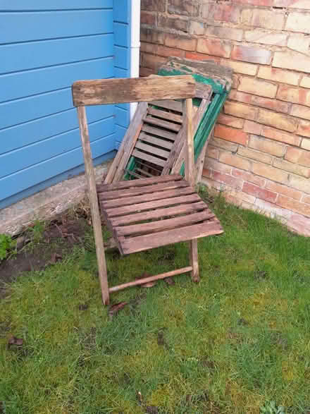 Photo of free Wooden foldable garden chairs (Sundridge TN14) #2