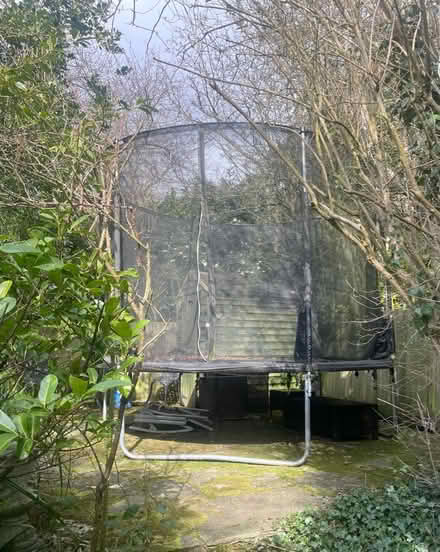 Photo of free 10ft Plum trampoline and enclosure (Whetstone N20) #1