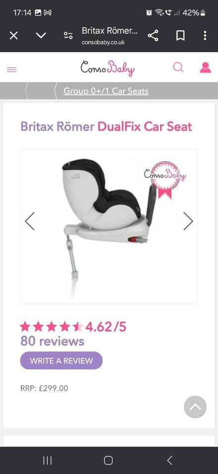 Photo of free Carseat (Canford Heath, BH17 8) #2
