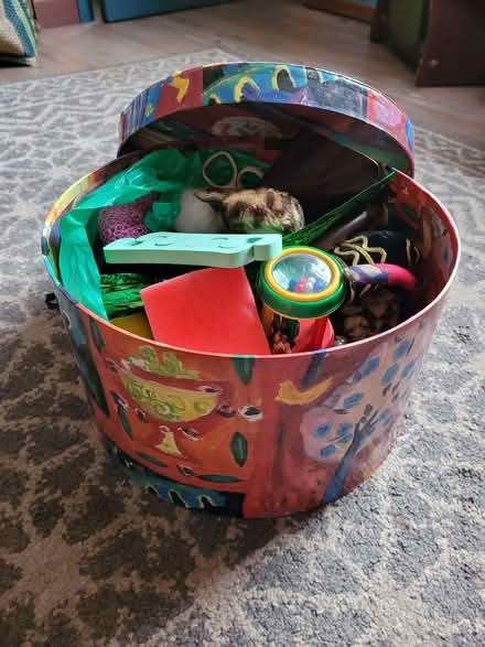 Photo of free Box of tactile play objects (Thorpe Hamlet NR1) #1