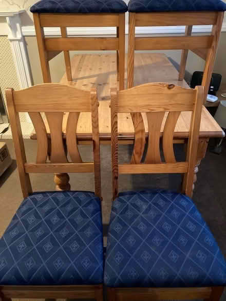 Photo of free Pine table & chairs (Grimsbury OX16) #3