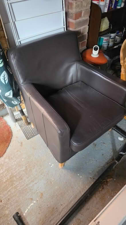 Photo of free Leather chair (Aldwick, PO21) #1