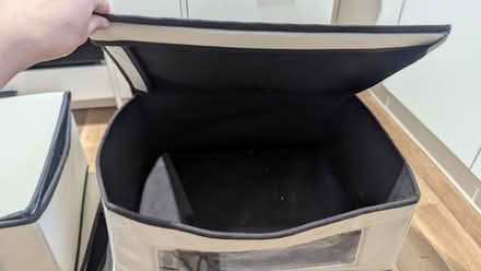 Photo of free Under bed storage material boxes (Streatham) #2