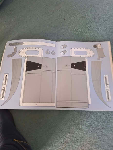 Photo of free Paper model of front of DC-3 (AB41) #2