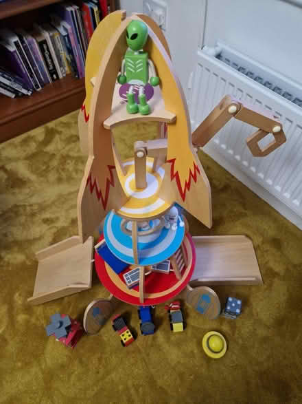 Photo of free Wooden rocket toy (Roslin, Midlothian EH25) #2