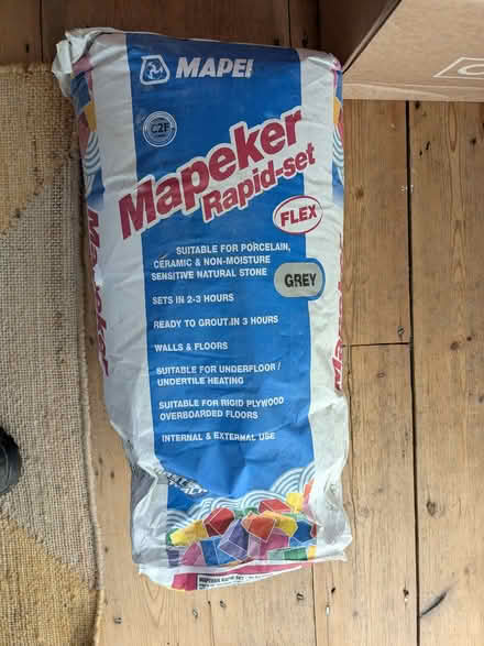 Photo of free Tile adhesive (Whitehawk BN2) #1