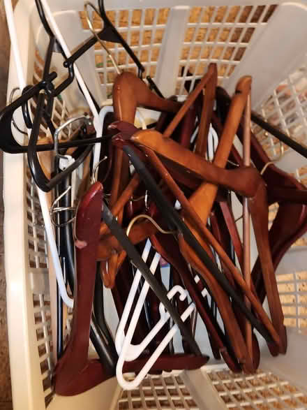 Photo of free Wooden hangers (Temple Hills,MD) #2
