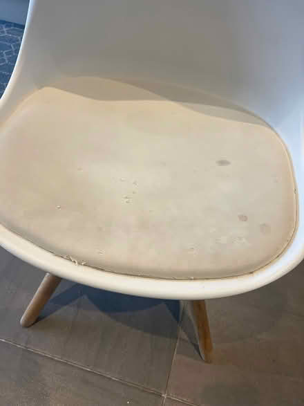 Photo of free 2 white chairs (CR8) #4