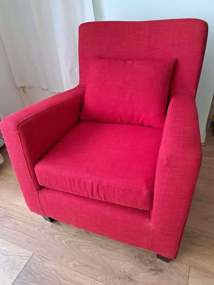 Photo of free Red armchair (Park Hill CR0) #1