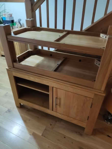 Photo of free Solid oak TV unit (St John's WR2) #2
