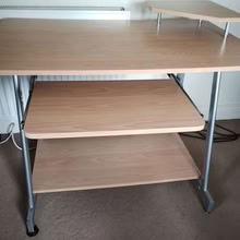 Photo of free computer desk and gaming chair bundle. (Briston NR24) #1