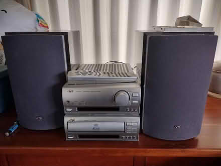Photo of free JVC bookshelf stereo system (Cupertino near the post office) #1