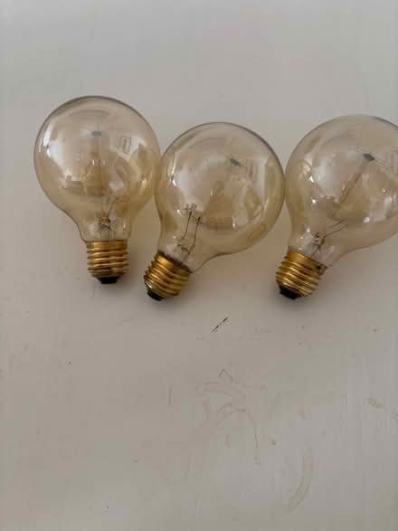 Photo of free 3 warm, translucent light bulbs (Richmond TW10) #1
