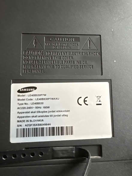 Photo of free 40 inch Samsung tv (Ockbrook DE72) #2