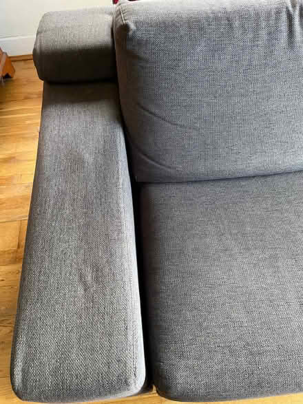 Photo of free Alan Ward recliner 3 seater sofa grey (Hazler SY6) #2