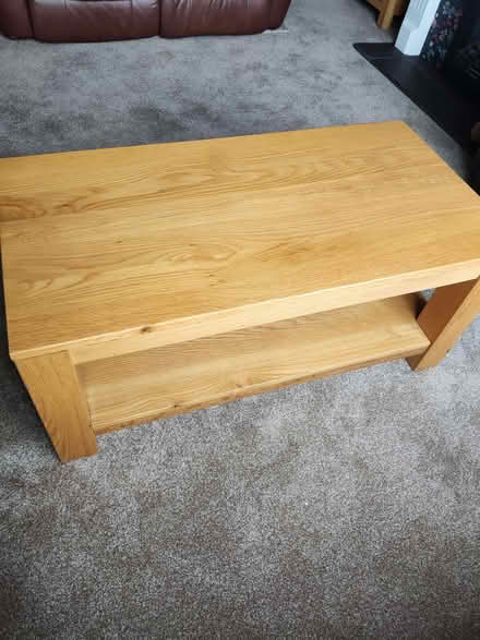 Photo of free Solid oak coffee table (St John's WR2) #1