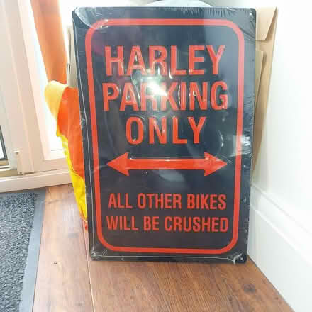 Photo of free Harley Davidson sign- new (Chelsfield BR6) #1