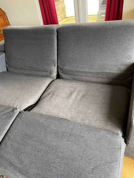 Photo of free Alan Ward recliner 3 seater sofa grey (Hazler SY6) #3