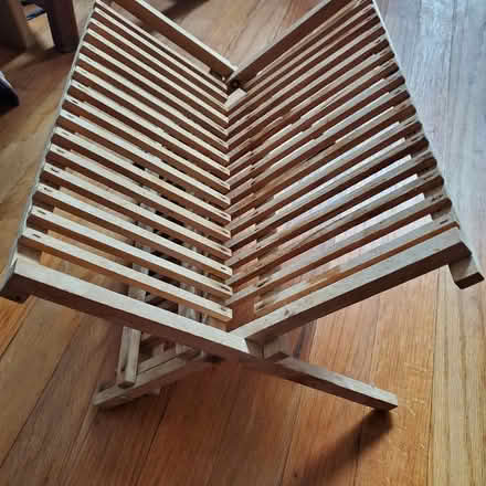 Photo of free Small wood dish drying rack (Ann Arbor Northwest Side) #2