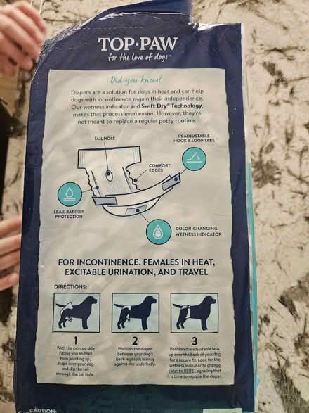 Photo of free Disposable Diapers for Pet (Flemington NJ) #3