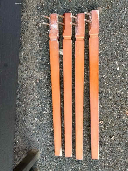 Photo of free 4 x wooden table legs (St Leonards TN38) #1
