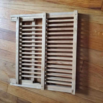 Photo of free Small wood dish drying rack (Ann Arbor Northwest Side) #4