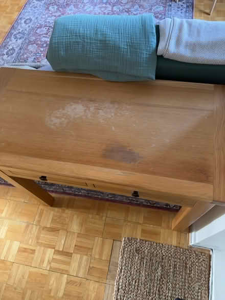 Photo of free solid oak desk (Essex Road, Islington) #3