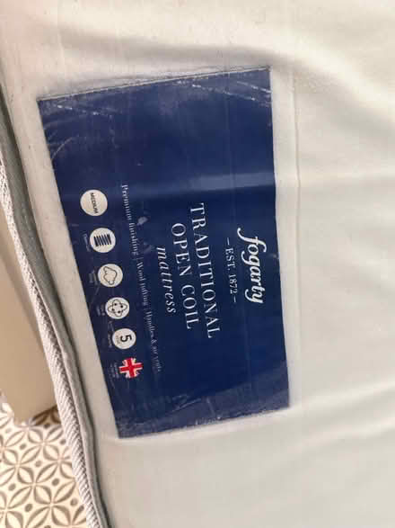 Photo of free King size mattress dunelm fogarty (Dursley) #2