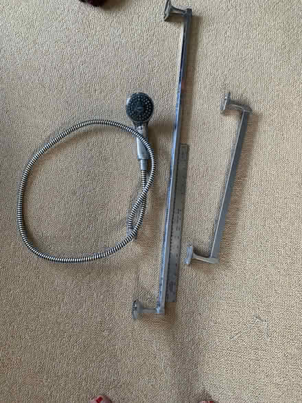 Photo of free 2 towel rack & handheld shower (Greenwood) #1