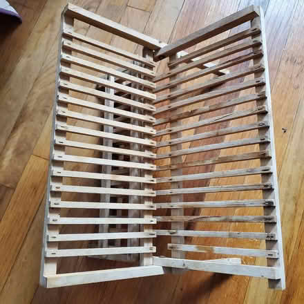 Photo of free Small wood dish drying rack (Ann Arbor Northwest Side) #1