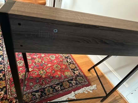 Photo of free Desk, office chair, and lamp set (Bloomingdale) #4