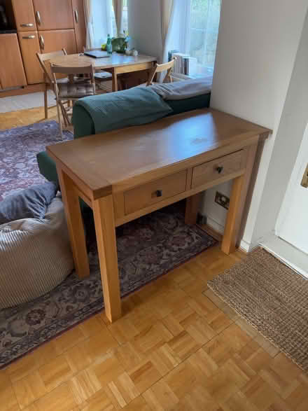 Photo of free solid oak desk (Essex Road, Islington) #4