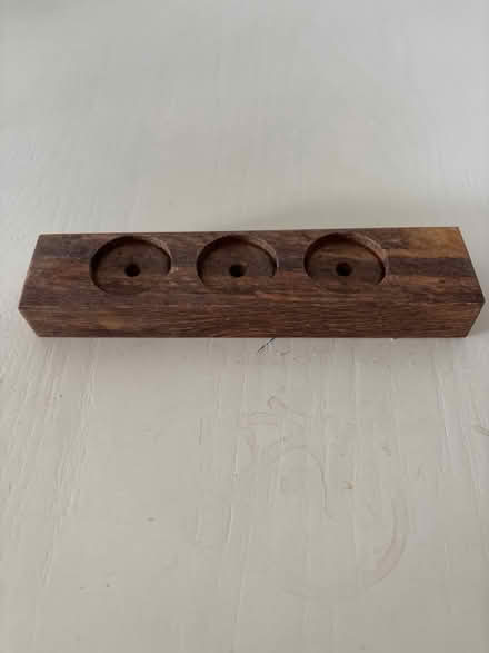 Photo of free Wooden tea light candle holder (Richmond TW10) #1