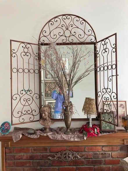 Photo of free Cool mirror with metal trim (Richmond Annex) #2