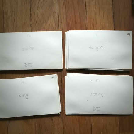 Photo of free Latin flashcards (Ann Arbor Northwest Side) #1