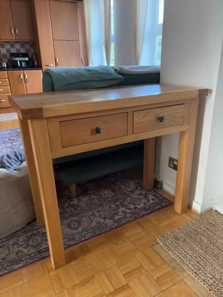 Photo of free solid oak desk (Essex Road, Islington) #1