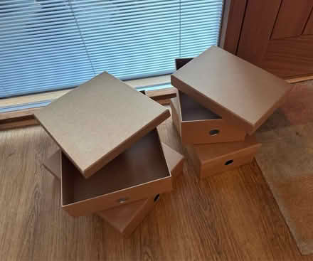 Photo of free Stationery storage boxes (Micheldever, SO21 3DF) #2