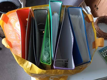 Photo of free 7 A4 ring-binders & poly-pocket (Crookes (S10)) #1