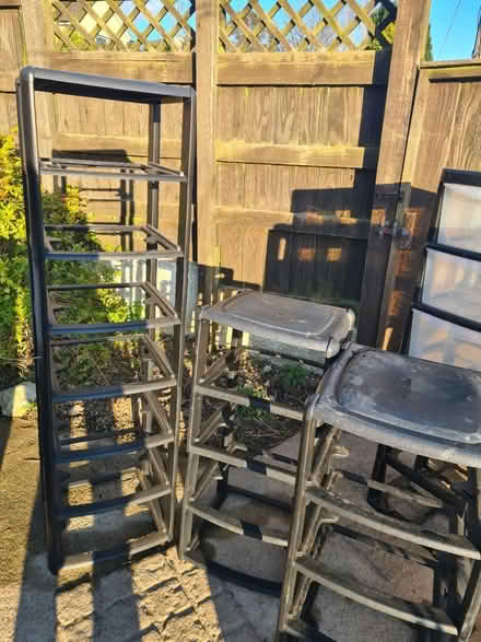 Photo of free Plastic shelf units various (EX13) #1